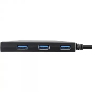 InLine USB 3.2 Gen.1 -keskitin, USB-C 2 port USB-C ja 3 port USB-A, virtalähteellä