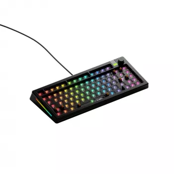 Mekaaninen näppäimistö GLORIOUS GMMK 3 PRO 75 % Barebones johdollinen USB, RGB, musta, 2 m kaapeli