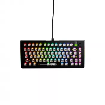 Mekaaninen näppäimistö GLORIOUS GMMK 3 PRO 75 % Barebones johdollinen USB, RGB, musta, 2 m kaapeli