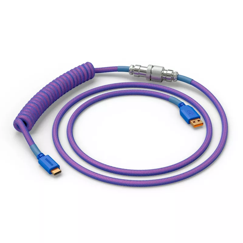 Kierretty USB-kaapeli GLORIOUS GMMK Nebula 1,5 m RGB näppäimistöille