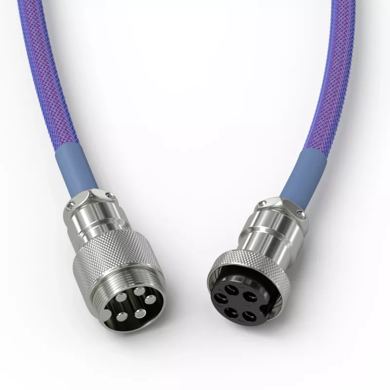 Kierretty USB-kaapeli GLORIOUS GMMK Nebula 1,5 m RGB näppäimistöille