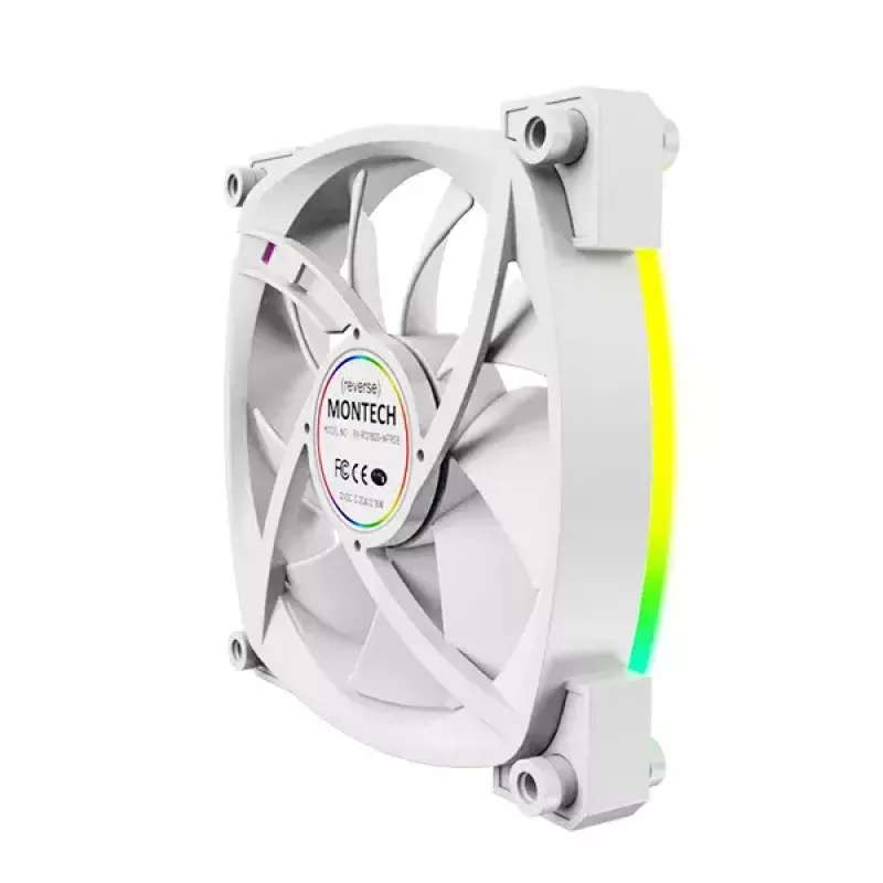 Tuuletin Montech RX120 PWM 12 cm 800-1600 RPM 27 dB valkoinen