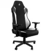 Nitro Concepts X1000 NC-X1000-BW pelituoli, verhoiltu istuin, musta/valkoinen (Radiant White)