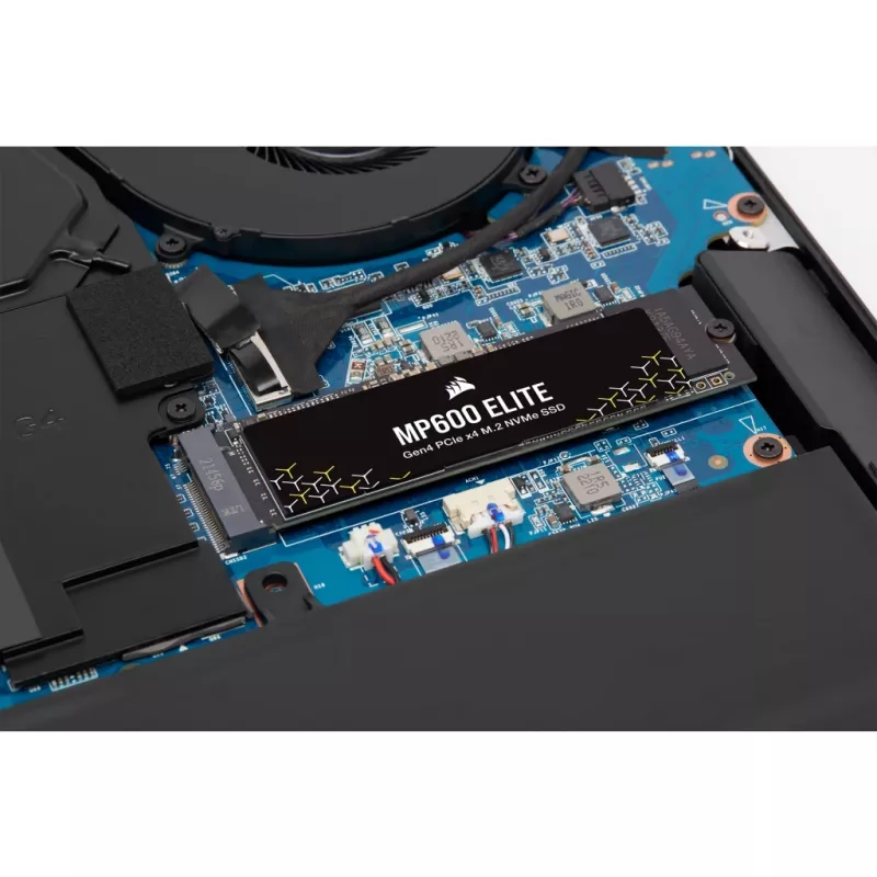 Corsair MP600 Elite CSSD-F1000GBMP600ENH SSD-levy, 1 TB, M.2 2280, PCIe 4.0 x4 NVMe, 3D TLC, 256-bittinen AES-salaus
