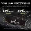 Corsair MP600 Elite CSSD-F1000GBMP600ENH SSD-levy, 1 TB, M.2 2280, PCIe 4.0 x4 NVMe, 3D TLC, 256-bittinen AES-salaus