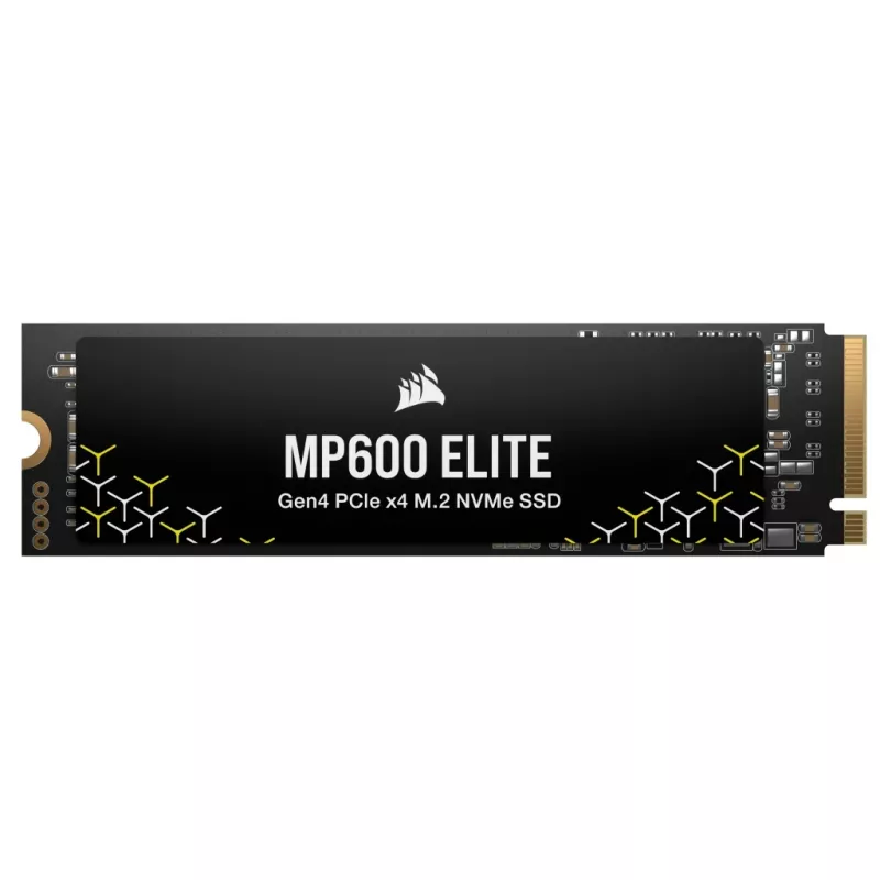 Corsair MP600 Elite CSSD-F1000GBMP600ENH SSD-levy, 1 TB, M.2 2280, PCIe 4.0 x4 NVMe, 3D TLC, 256-bittinen AES-salaus