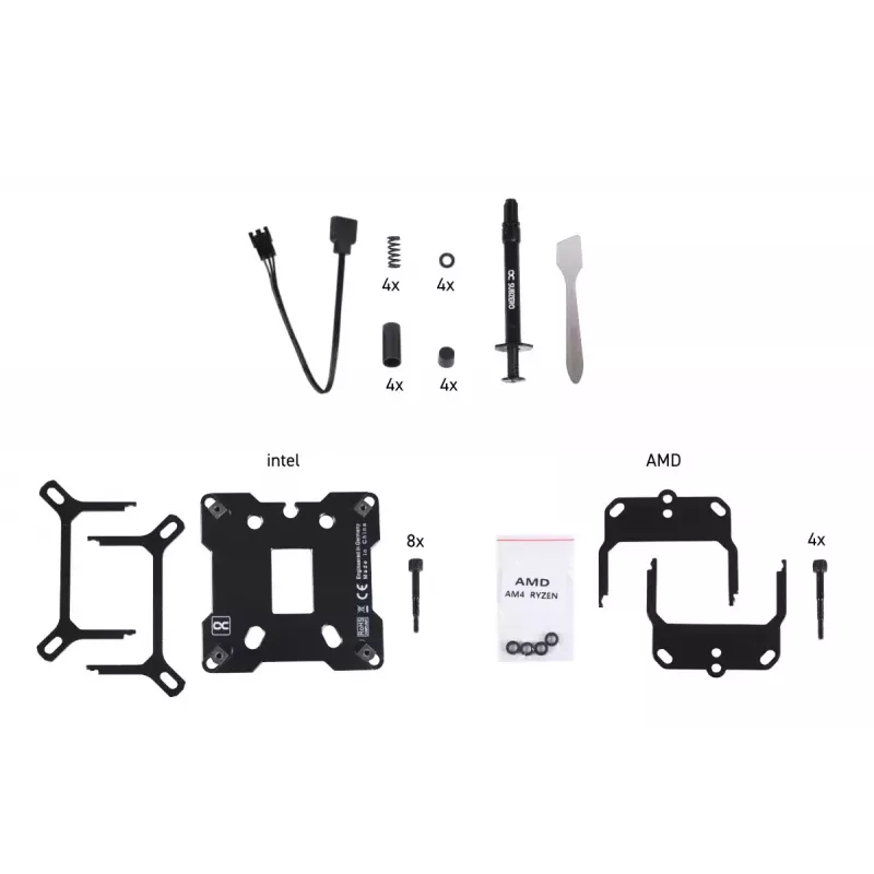 Vesiblokki Alphacool 13083 messinki kupari kromi 70 mm