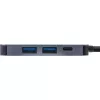 InLine-monikeskitin USB 3.2 Gen.1, 2x USB-A, HDMI 4K/30Hz, USB-C PD 87W