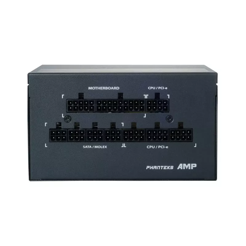 Phanteks AMP GH 850W -virtalähde, 80 PLUS Gold, ATX 3.1, PCIe 5.1, musta