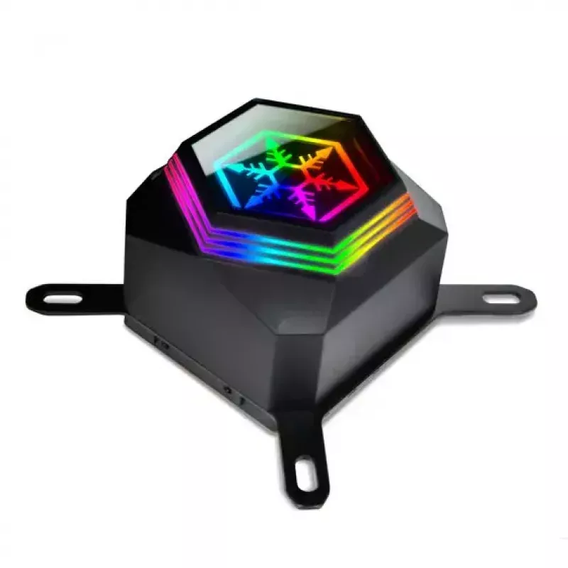 SilverStone Permafrost PF360-ARGB V2 SST-PF360-ARGB-V2 360 mm AiO-nestejäähdytin prosessorille, ARGB, RGB-ohjaimella, musta
