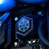 SilverStone Permafrost PF360-ARGB V2 SST-PF360-ARGB-V2 360 mm AiO-nestejäähdytin prosessorille, ARGB, RGB-ohjaimella, musta
