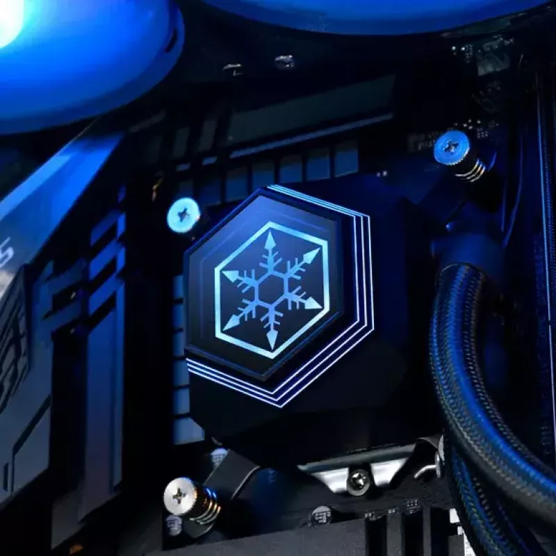 SilverStone Permafrost PF360-ARGB V2 SST-PF360-ARGB-V2 360 mm AiO-nestejäähdytin prosessorille, ARGB, RGB-ohjaimella, musta
