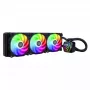 SilverStone Permafrost PF360-ARGB V2 SST-PF360-ARGB-V2 360 mm AiO-nestejäähdytin prosessorille, ARGB, RGB-ohjaimella, musta