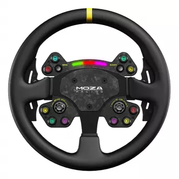 Moza Racing RS V2 ratti, ratti, PC, Multi, langallinen ja langaton, musta, hiilikuitu, nahka
