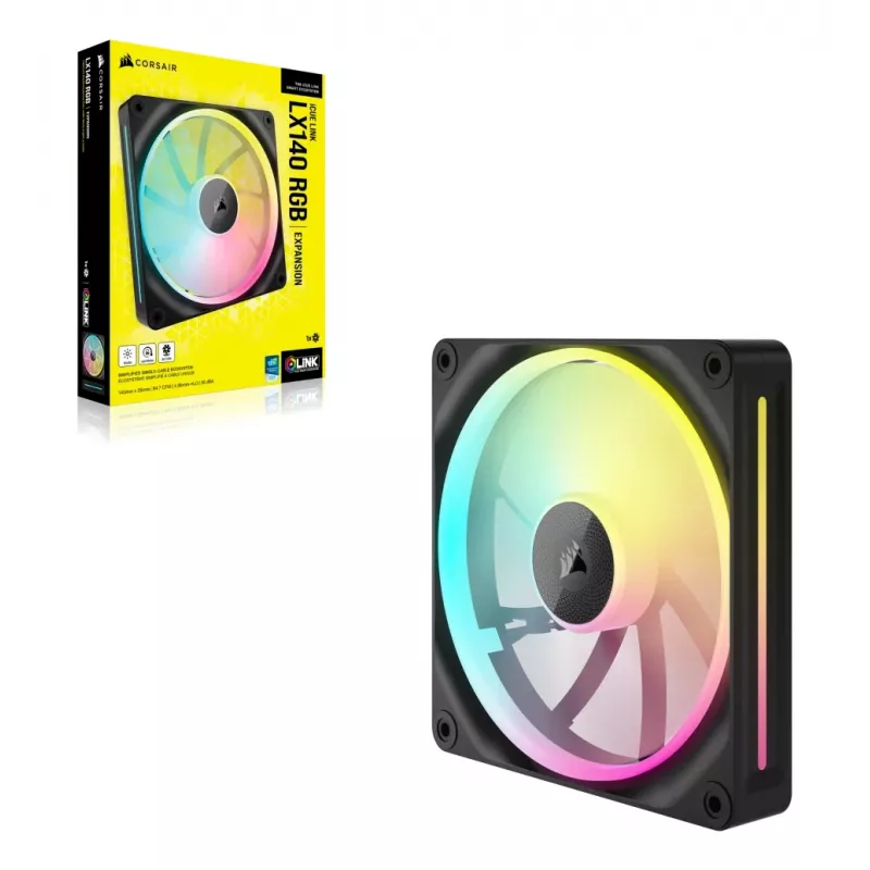 Corsair CO-9051027-WW tuuletin 14 cm musta 350-2000 kierr./min magneettilaakeri
