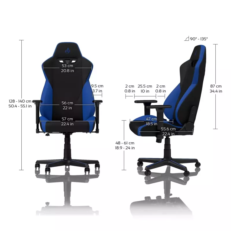 Pelituoli Nitro Concepts S300 pehmustettu istuin pehmustettu selkänoja