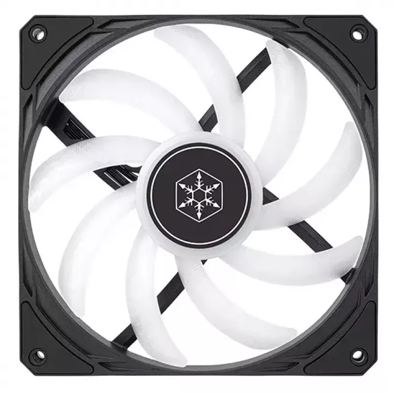 Tuuletin Silverstone SST-AS140B-ARGB 14 cm 1700 RPM 33 dB musta