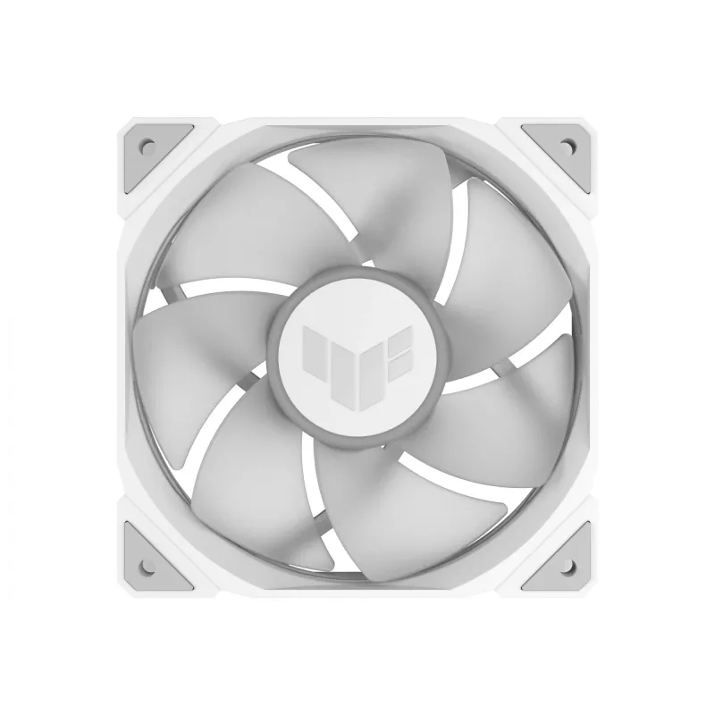 ASUS TUF GAMING TR120 ARGB REVERSE 120 mm 2000 RPM valkoinen, hydraulinen laakeri, 76.3 CFM