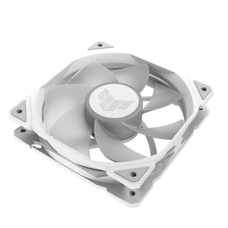 ASUS TUF GAMING TR120 ARGB REVERSE 120 mm 2000 RPM valkoinen, hydraulinen laakeri, 76.3 CFM