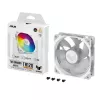 ASUS TUF GAMING TR120 ARGB REVERSE 120 mm 2000 RPM valkoinen, hydraulinen laakeri, 76.3 CFM