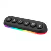 Streamplify HUB DECK 5 USB-keskitin, 4x USB 3.0, 1x USB 2.0, RGB, 12V, EU-virtajohto, musta
