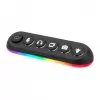 Streamplify HUB DECK 5 USB-keskitin, 4x USB 3.0, 1x USB 2.0, RGB, 12V, EU-virtajohto, musta