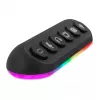 Streamplify HUB DECK 5 USB-keskitin, 4x USB 3.0, 1x USB 2.0, RGB, 12V, EU-virtajohto, musta