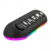 Streamplify HUB DECK 5 USB-keskitin, 4x USB 3.0, 1x USB 2.0, RGB, 12V, EU-virtajohto, musta