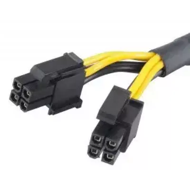 Sisäinen virtakaapeli Akasa AK-CBPW10-15BK 0,15 m PCI-E 8-Pin ATX 4-Pin