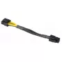 Sisäinen virtakaapeli Akasa AK-CBPW10-15BK 0,15 m PCI-E 8-Pin ATX 4-Pin