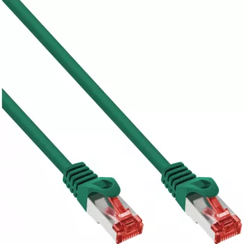 InLine verkkokaapeli S/FTP PiMF Cat.6 250MHz PVC kupari vihreä 2m
