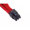 SilverStone SST-PP07-IDE6R 6-pin PCIe – 6-pin PCIe -jatkokaapeli, 250 mm, punainen