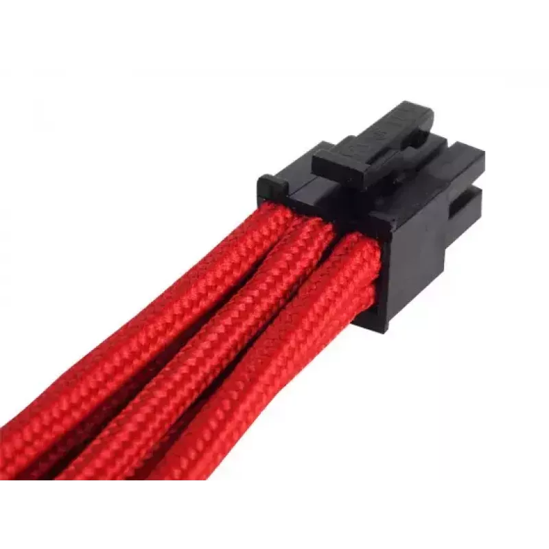 SilverStone SST-PP07-IDE6R 6-pin PCIe – 6-pin PCIe -jatkokaapeli, 250 mm, punainen