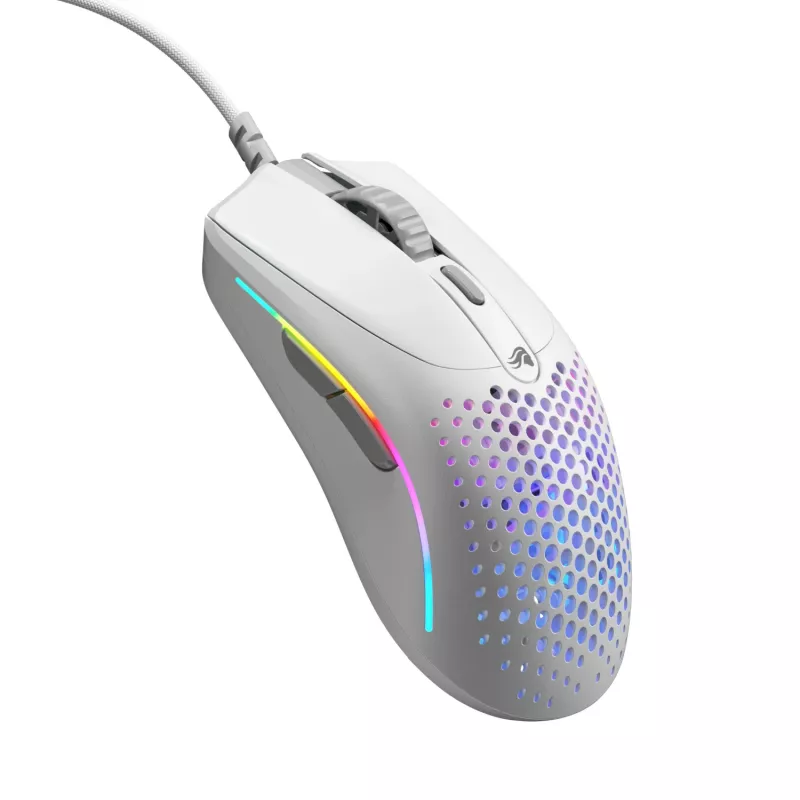 Glorious Gaming Glorious Model O 2 Mini - mattavalkoinen, oikeakätinen, optinen, USB Type-A, 26 000 DPI, valkoinen