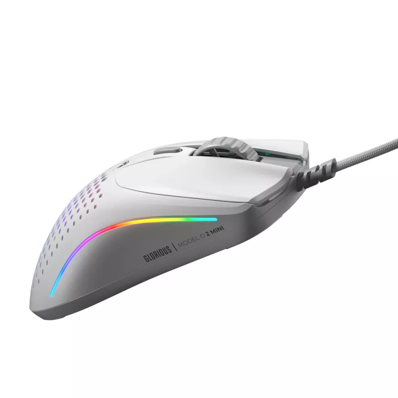 Glorious Gaming Glorious Model O 2 Mini - mattavalkoinen, oikeakätinen, optinen, USB Type-A, 26 000 DPI, valkoinen
