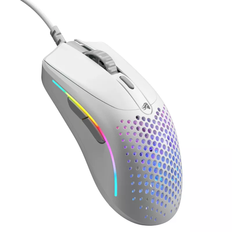 Glorious Gaming Glorious Model O 2 Mini - mattavalkoinen, oikeakätinen, optinen, USB Type-A, 26 000 DPI, valkoinen