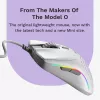 Glorious Gaming Glorious Model O 2 Mini - mattavalkoinen, oikeakätinen, optinen, USB Type-A, 26 000 DPI, valkoinen