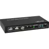 InLine 2x1 HDMI KVM-kytkin, 2x1, HDMI 4K2K, USB 2.0 -keskitin, äänellä