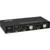 InLine 2x1 HDMI KVM-kytkin, 2x1, HDMI 4K2K, USB 2.0 -keskitin, äänellä