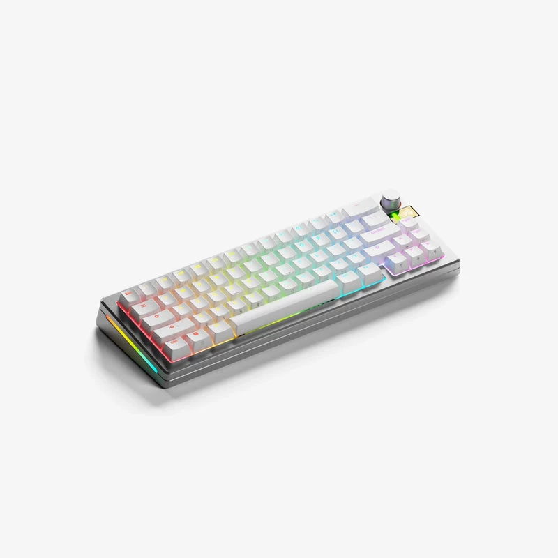 Glorious Gaming GMMK 3 PRO HE 65% Prebuilt langaton hopea - US