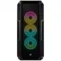 CORSAIR Mid-Tower ATX -tietokonekotelo – iCUE 5000T – RGB karkaistu lasi – musta