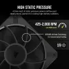 Tuuletin Corsair RS120 MAX 12 cm musta 2000 RPM 3 kpl