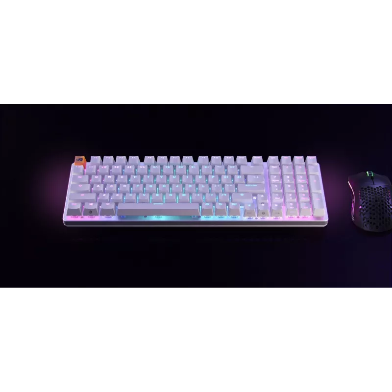 Glorious Gaming GMMK 2 näppäimistö USB US English valkoinen