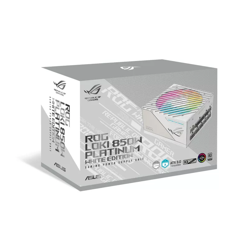 ASUS ROG Loki SFX-L 850W Platinum White virtalähde 24-Pin ATX