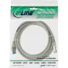 InLine patch-kaapeli S/FTP PiMF Cat.6A halogeeniton 500MHz harmaa 0,5m