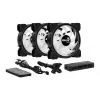 Aerocool Saturn 12F Pro ARGB kotelotuulettimet, 3 kpl pakkaus ohjaimella, 120 mm