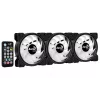 Aerocool Saturn 12F Pro ARGB kotelotuulettimet, 3 kpl pakkaus ohjaimella, 120 mm