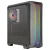 Aerocool SKYLINEV2BK PC ATX -kotelo kaksoisetupaneeli LED ARGB-tuuletin ARGB 12 cm musta