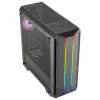 Aerocool SKYLINEV2BK PC ATX -kotelo kaksoisetupaneeli LED ARGB-tuuletin ARGB 12 cm musta