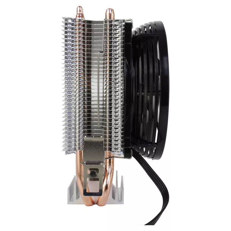 AEROCOOL VERKHO2 CPU-jäähdytin 90 mm:n tuulettimella, hydraulisella laakerilla, 800–2000 RPM, 110 W TDP, monikantatuki